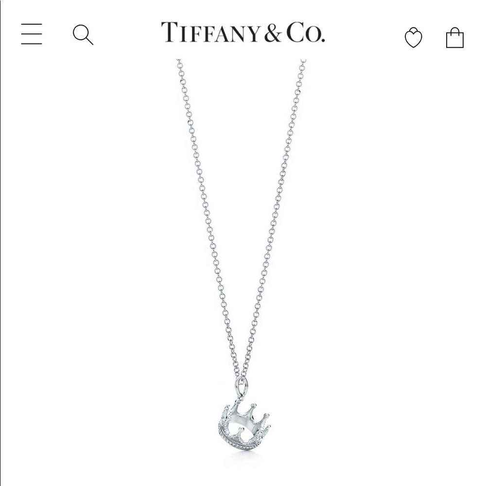 Authentic Tiffany Crown Pendent